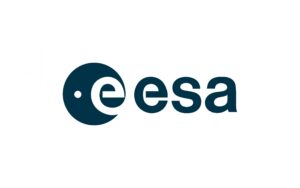 Logo of the European Space Agency, ESA.